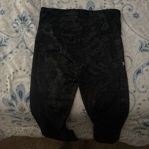 Under Armour Black Textured Leggings